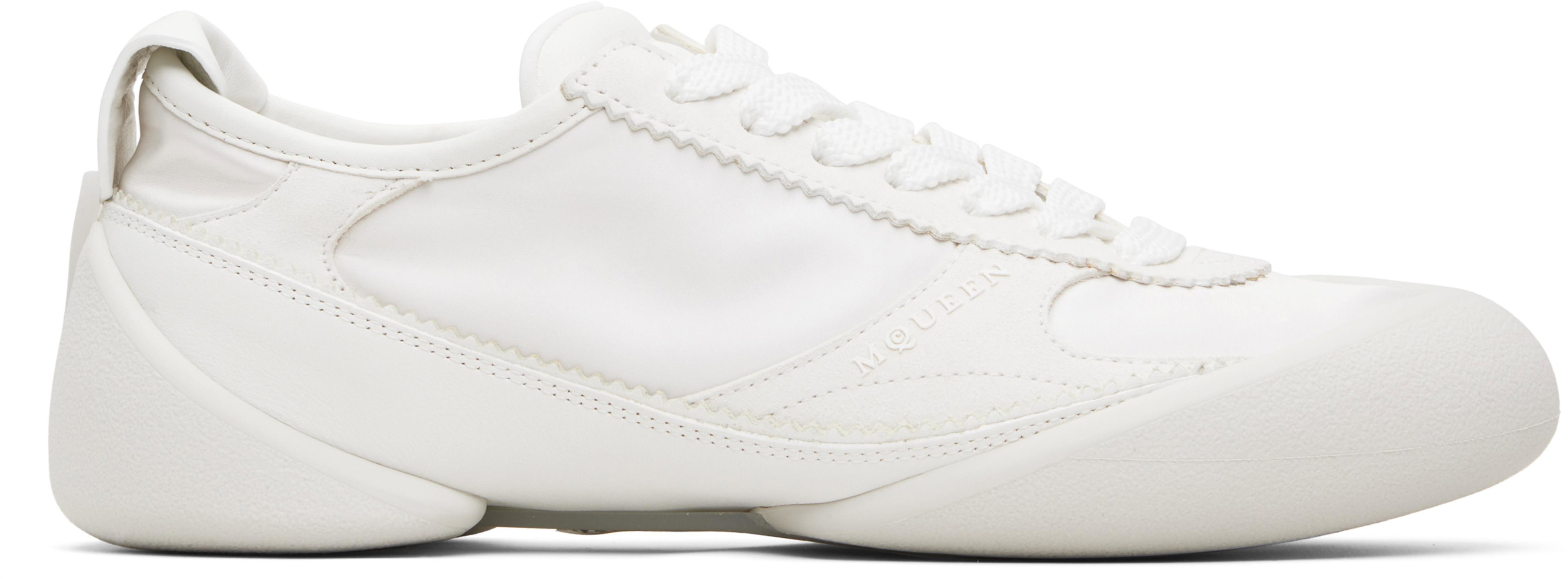 White Flexion Sneakers by MCQUEEN