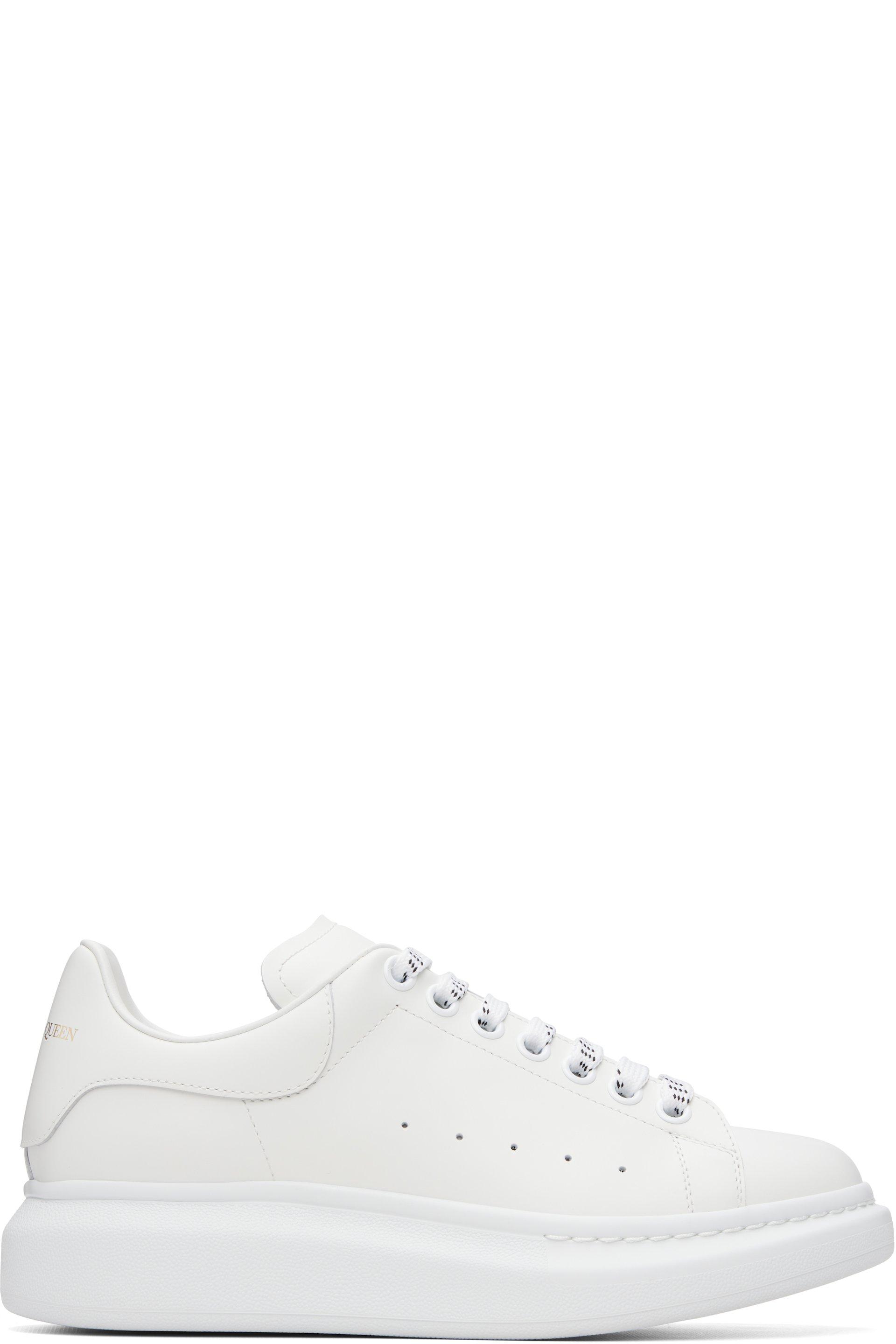 White Oversized Sneakers by MCQUEEN