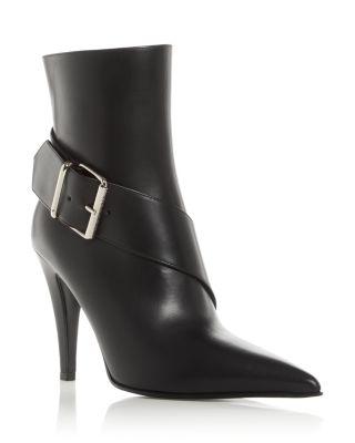 Women's Pointed Buckle Boots by MCQUEEN