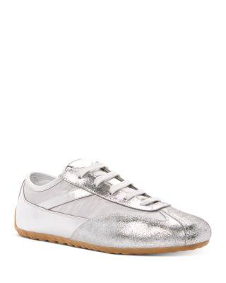 Women's Suede & Nylon Sneakers by MCQUEEN