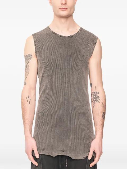 knitted sleeveless T-shirt by MD75