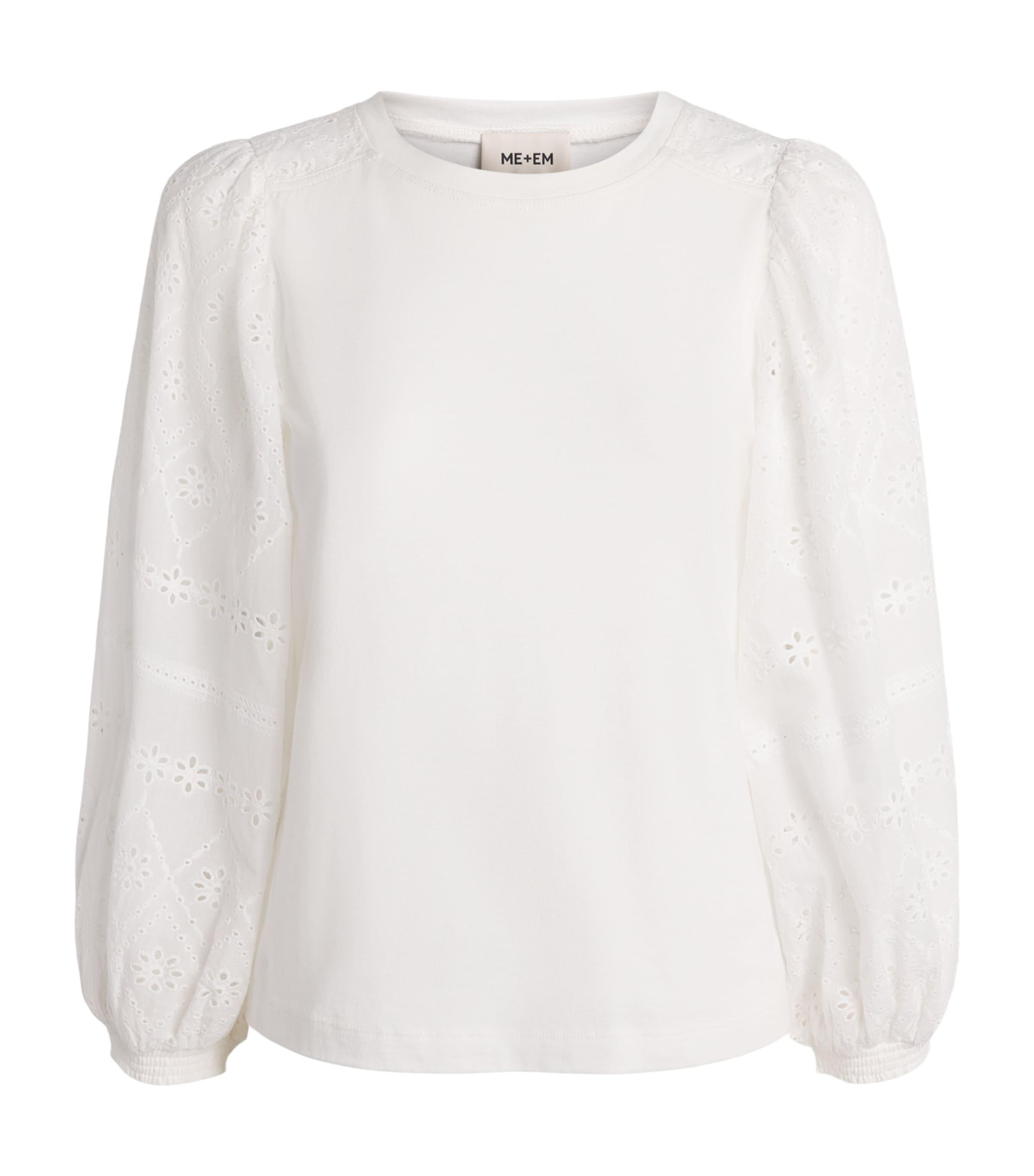 ME+EM Broderie Anglaise Blouse by ME+EM
