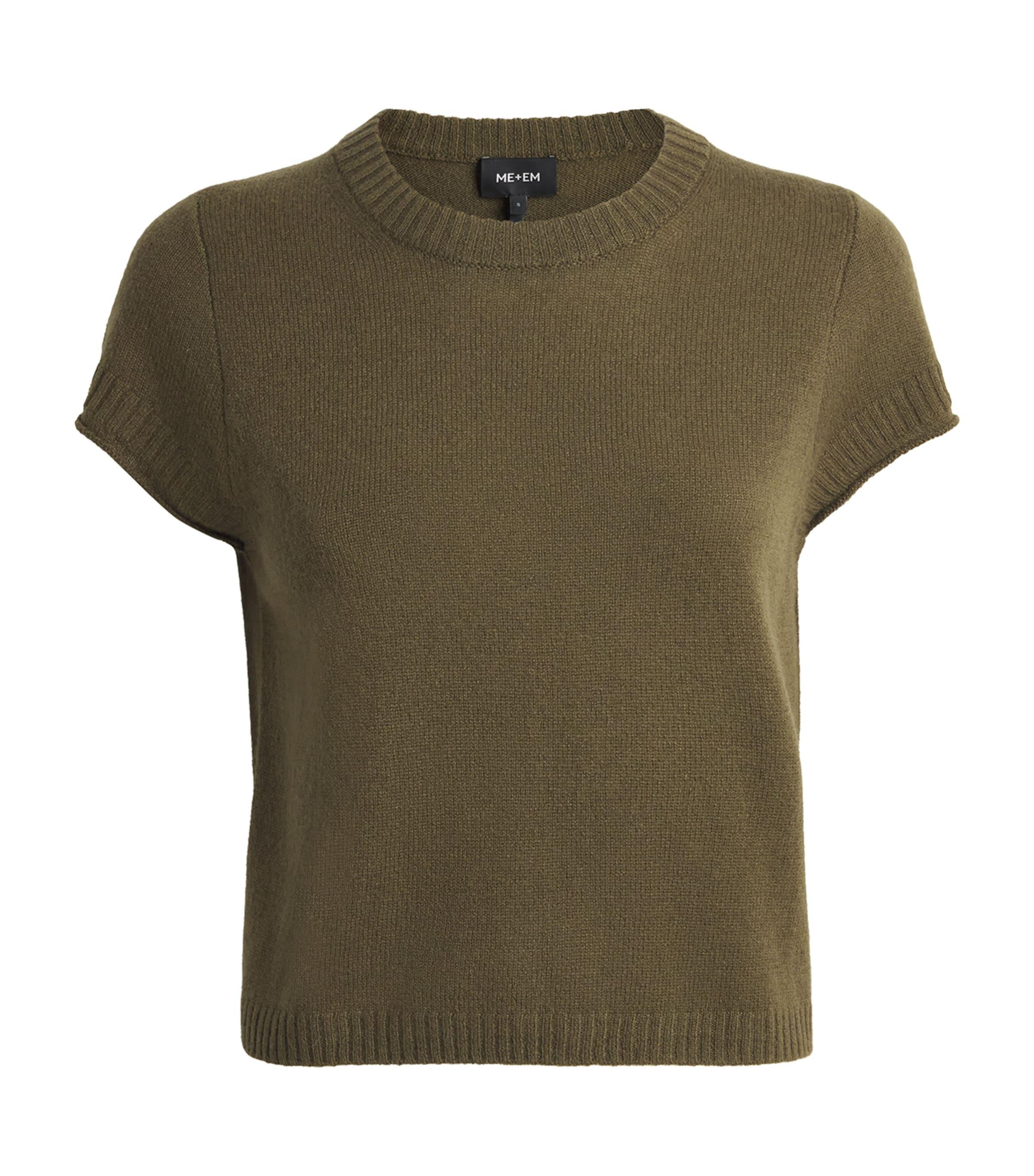 ME+EM Cashmere Shrunken Baby T-Shirt by ME+EM