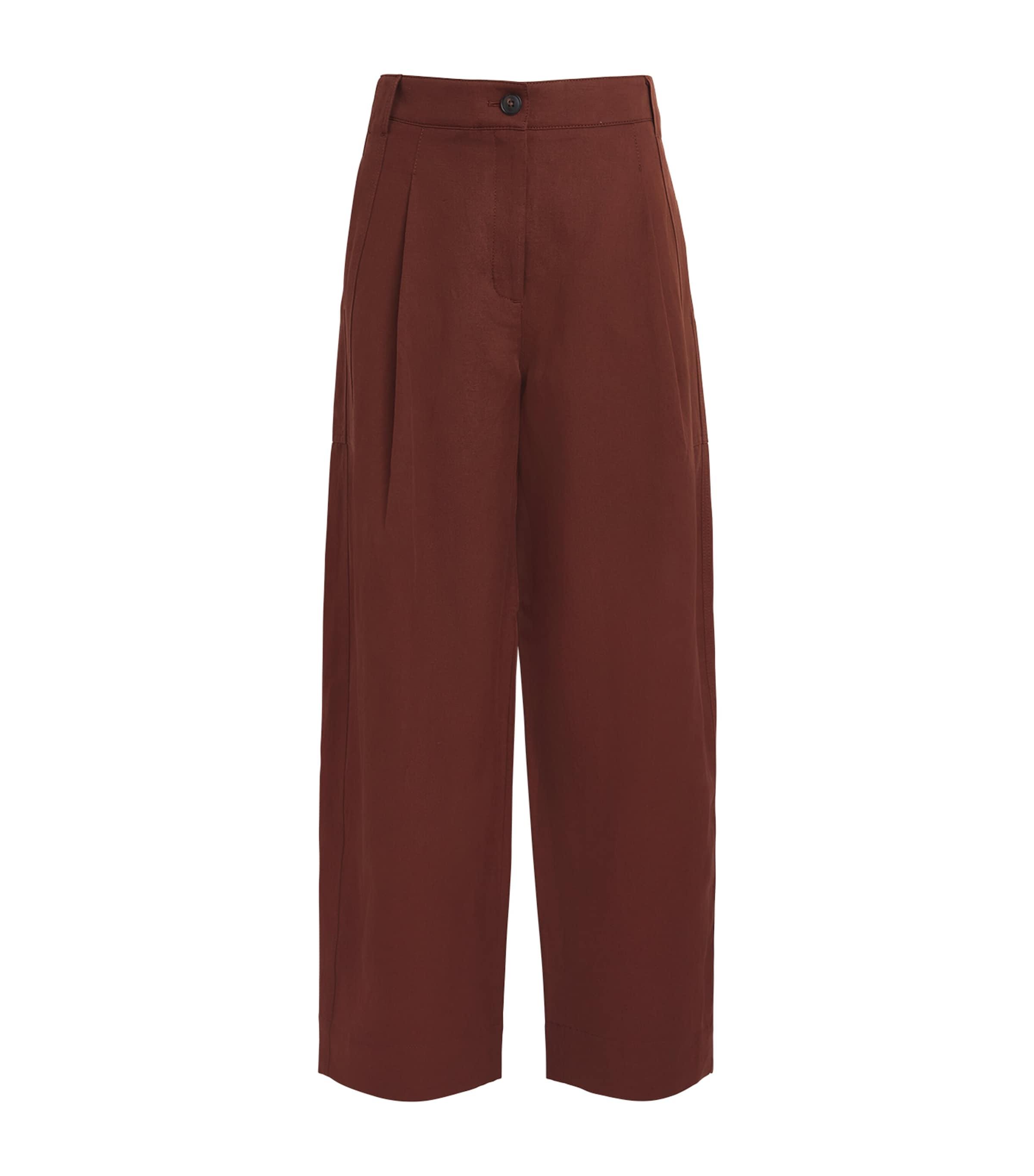 ME+EM Linen-Blend Extreme Taper Trousers by ME+EM