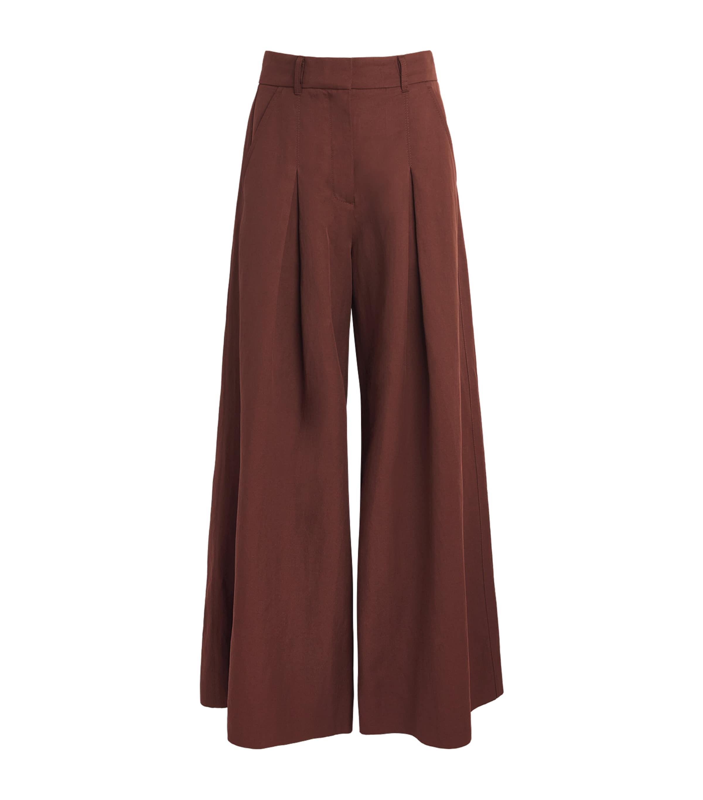 ME+EM Pleated Wide-Leg Trousers by ME+EM