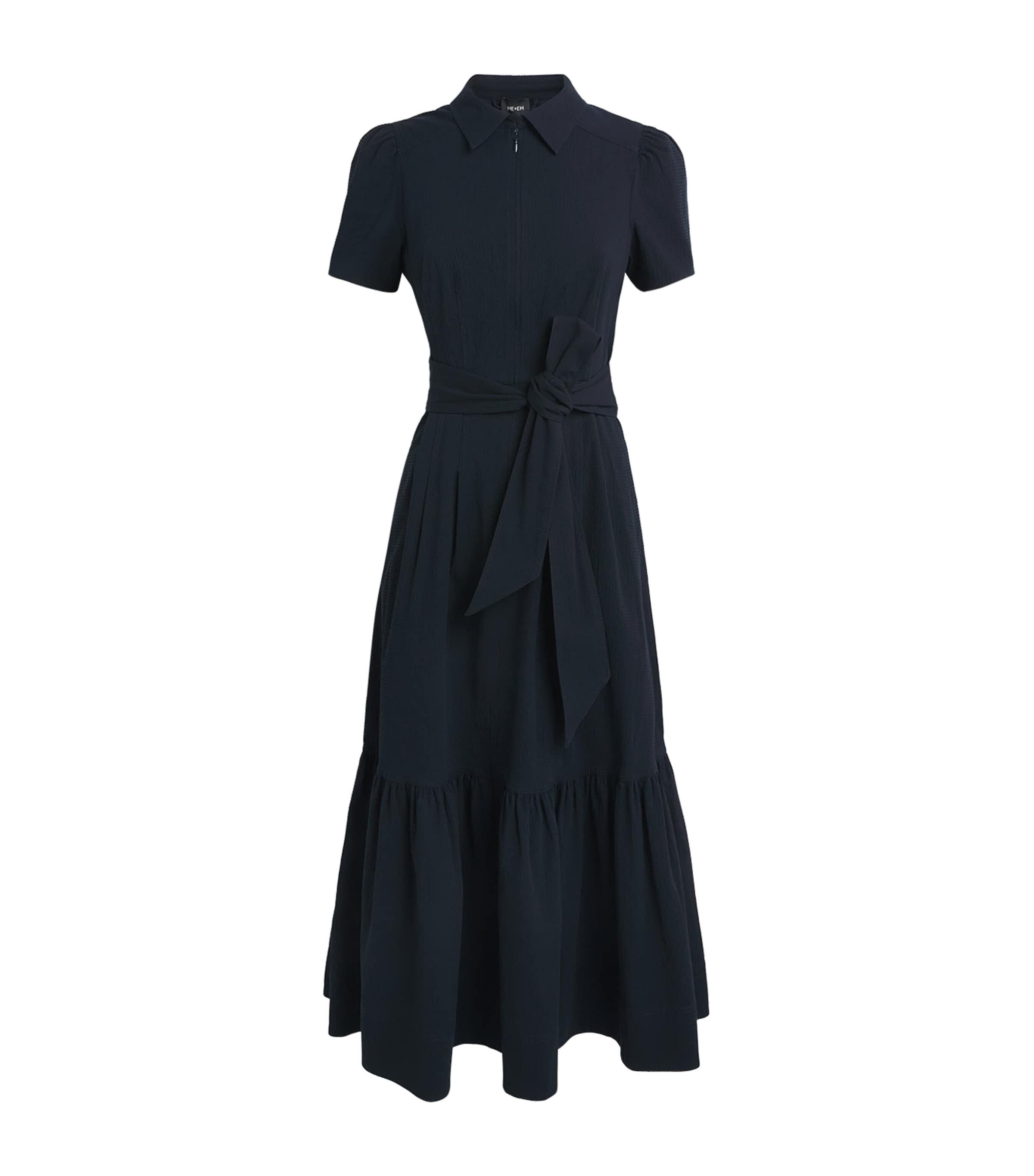 ME+EM Stretch-Cotton Fitted Midi Dress by ME+EM