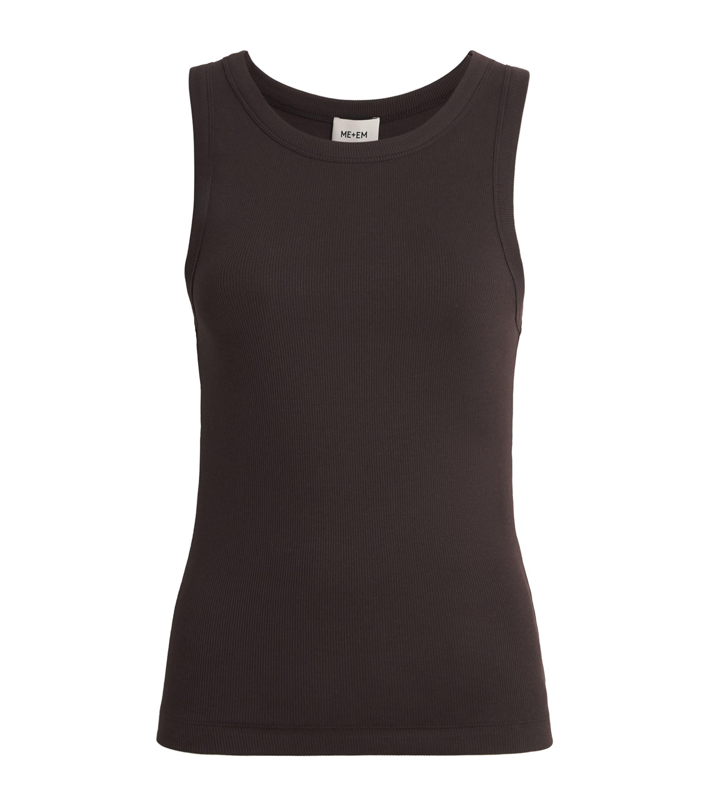 ME+EM Stretch-Cotton Tank Top by ME+EM