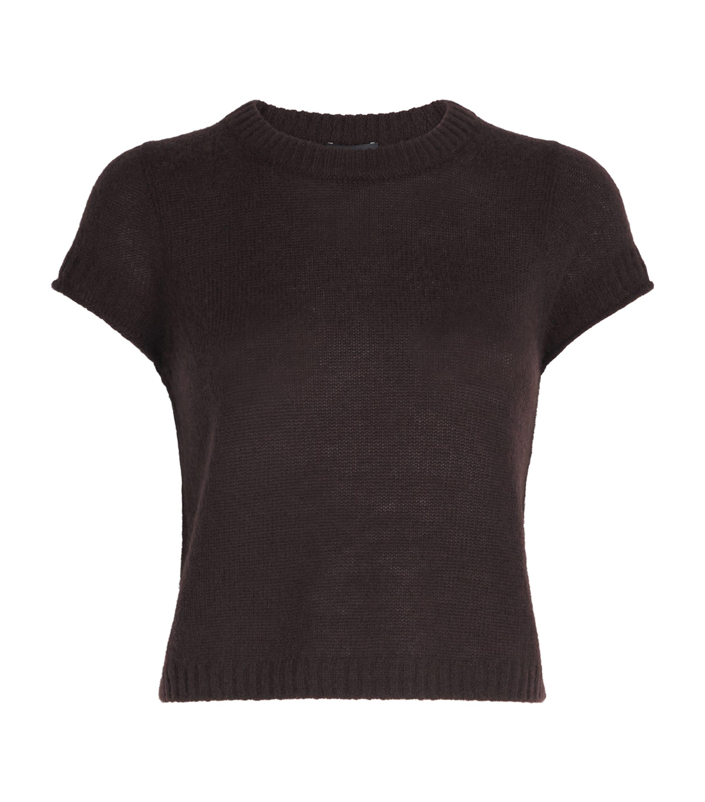 ME+EM Wool-Cashmere-Silk Knitted T-Shirt by ME+EM