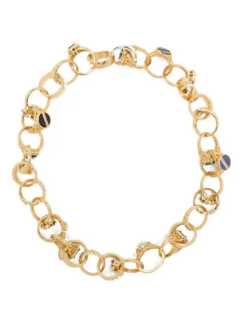 Edwardian ring-chain necklace by MEDEA