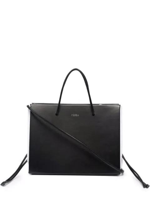 Vitello leather tote bag by MEDEA