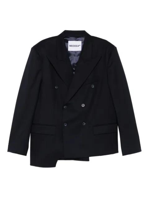 asymmetrical double-breasted blazer by MEDEEA