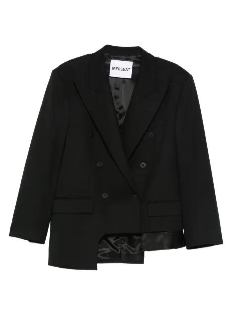 asymmetrical double-breasted blazer by MEDEEA