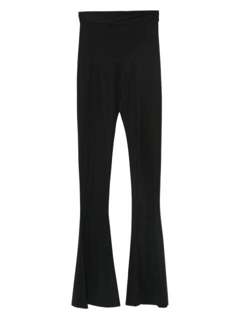 high-waisted flared trousers by MEDEEA