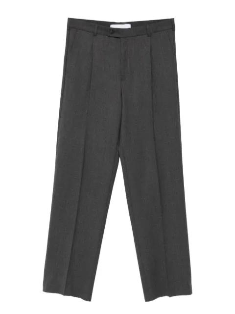 pleated-front trousers by MEDEEA