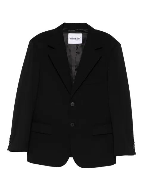 rings deconstructed blazer by MEDEEA