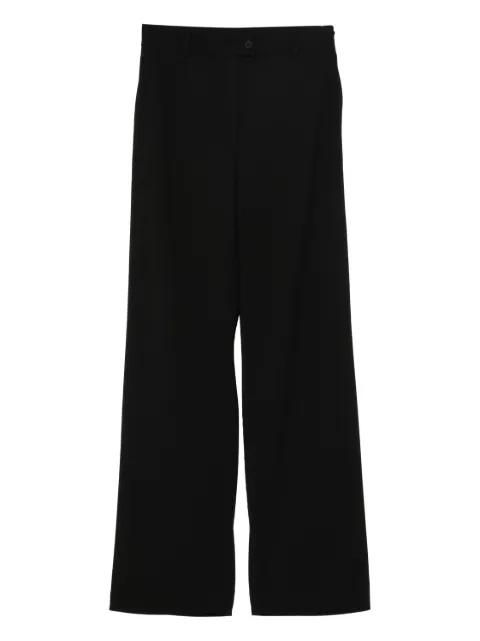 rings-detail trousers by MEDEEA
