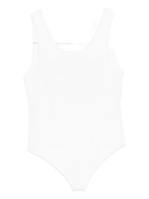 square-neck bodysuit by MEDEEA