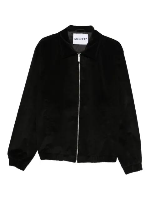 zip-up bomber jacket by MEDEEA
