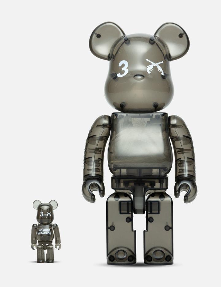 3.paradis X Roarguns 400% + 100% Be@rbrick Set by MEDICOM TOY