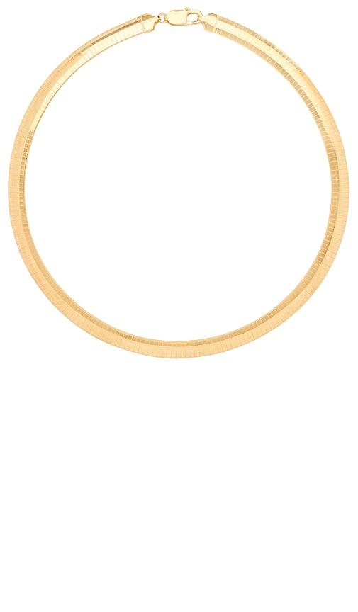 MEGA Omega 8 Necklace in Metallic Gold by MEGA