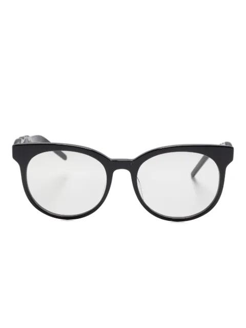 Olive braided-temple glasses by MEGANE&ME
