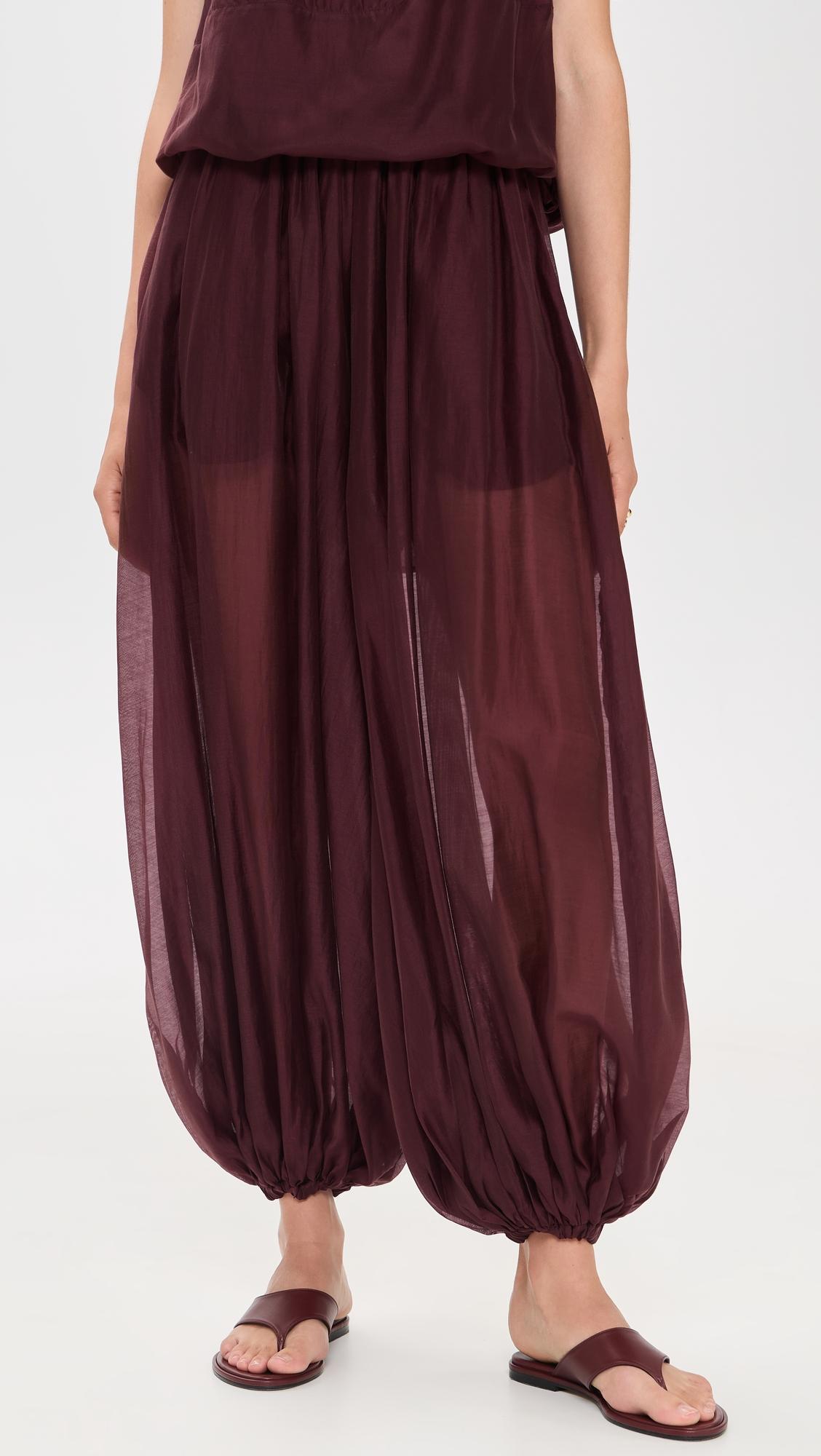 Elastic Waist Oversized Balloon Pants by MEIMEIJ