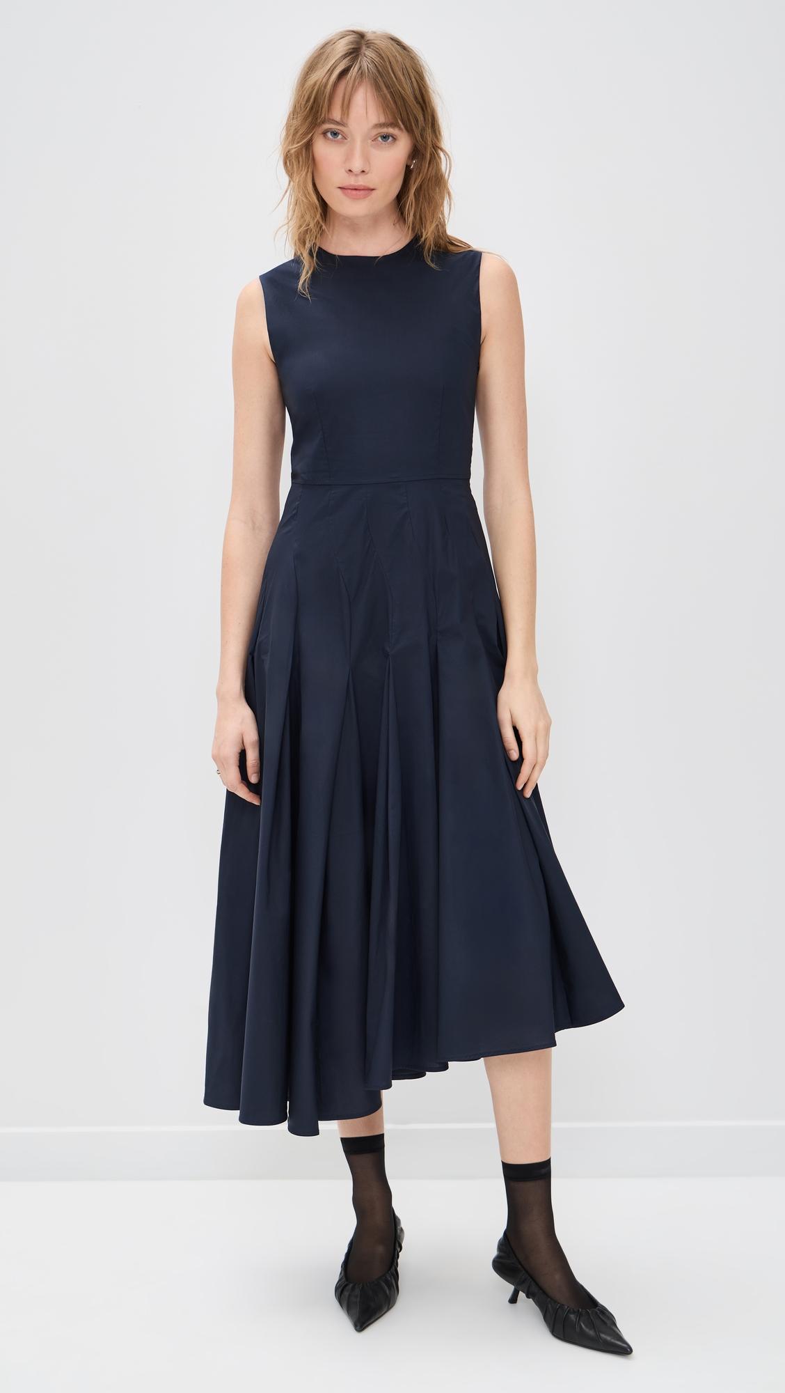 Sleeveless Asymmetrical Drop Waist Dress by MEIMEIJ