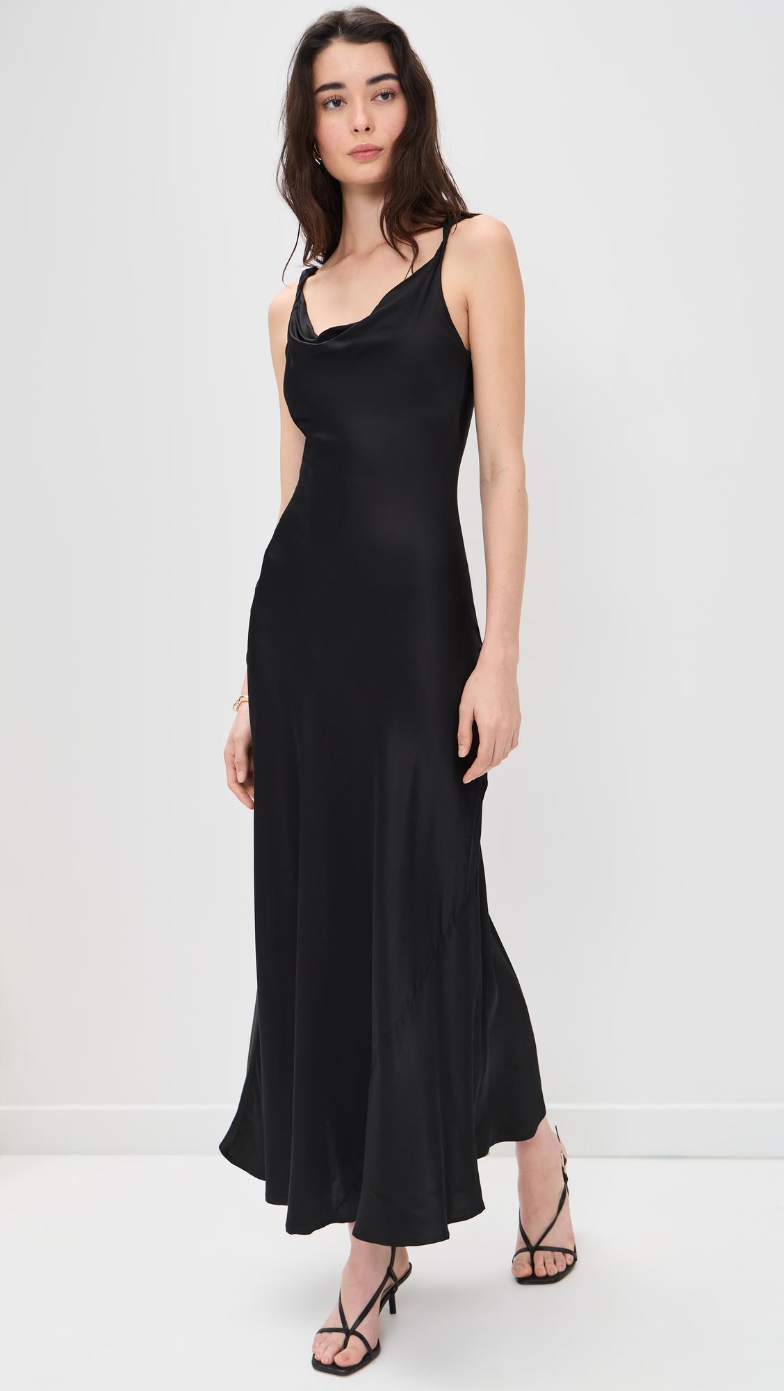 Sleeveless Long Biased Cut Dress by MEIMEIJ