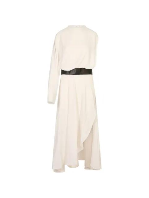 asymmetric midi dress by MEIMEIJ