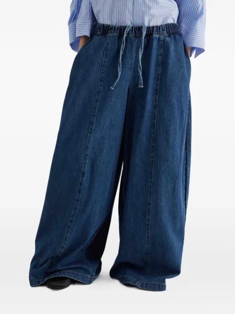 elasticated-waist pocket jeans by MEIMEIJ