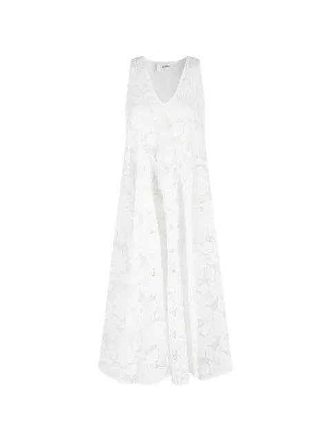 lace flared dress by MEIMEIJ