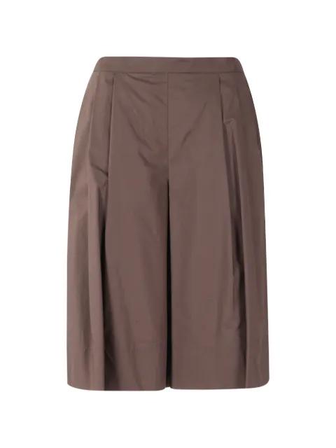 pleated wide-leg shorts by MEIMEIJ