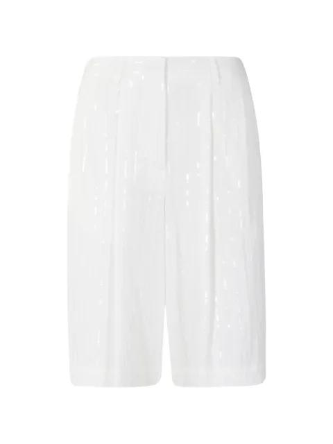 sequin-embellished pleated shorts by MEIMEIJ