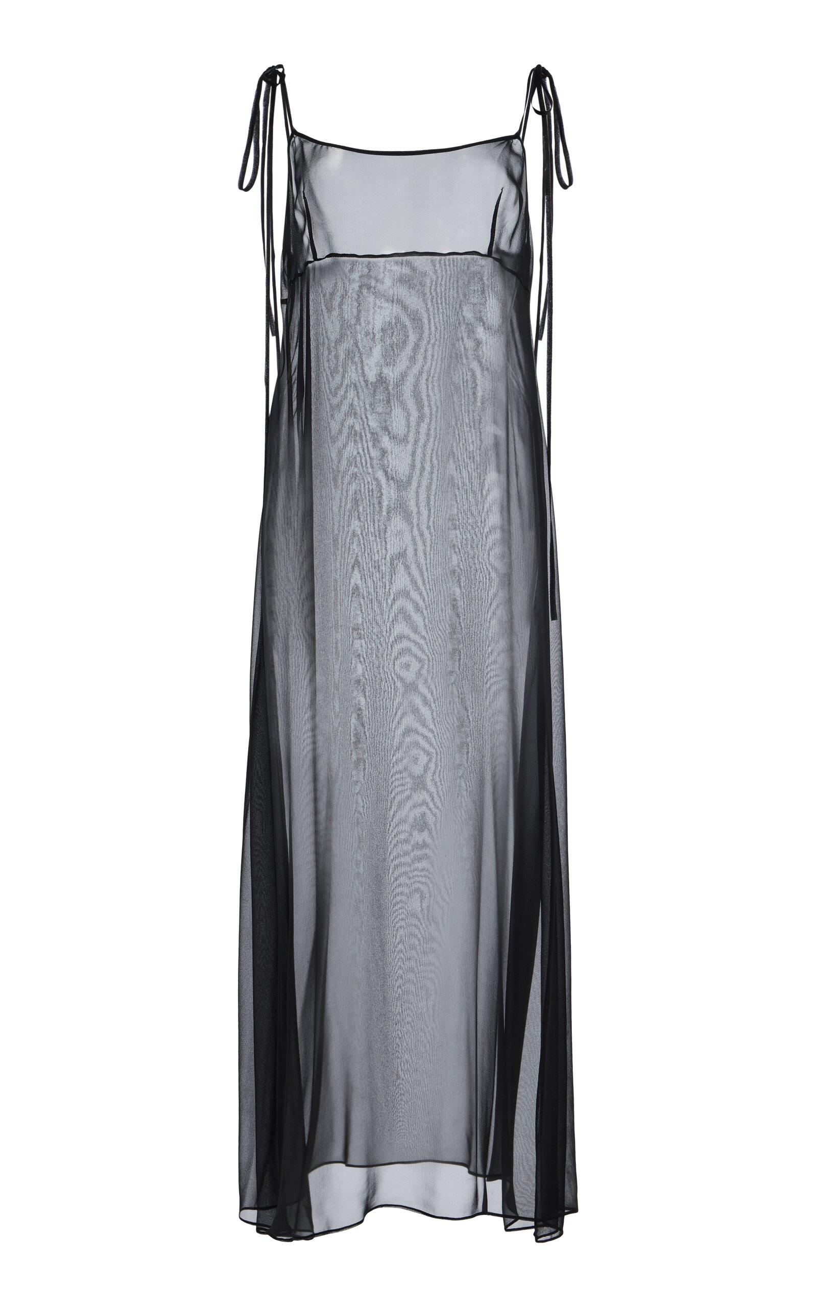 Mel Usine Camille Sheer Silk-Chiffon Dress - Moda Operandi by MEL USINE