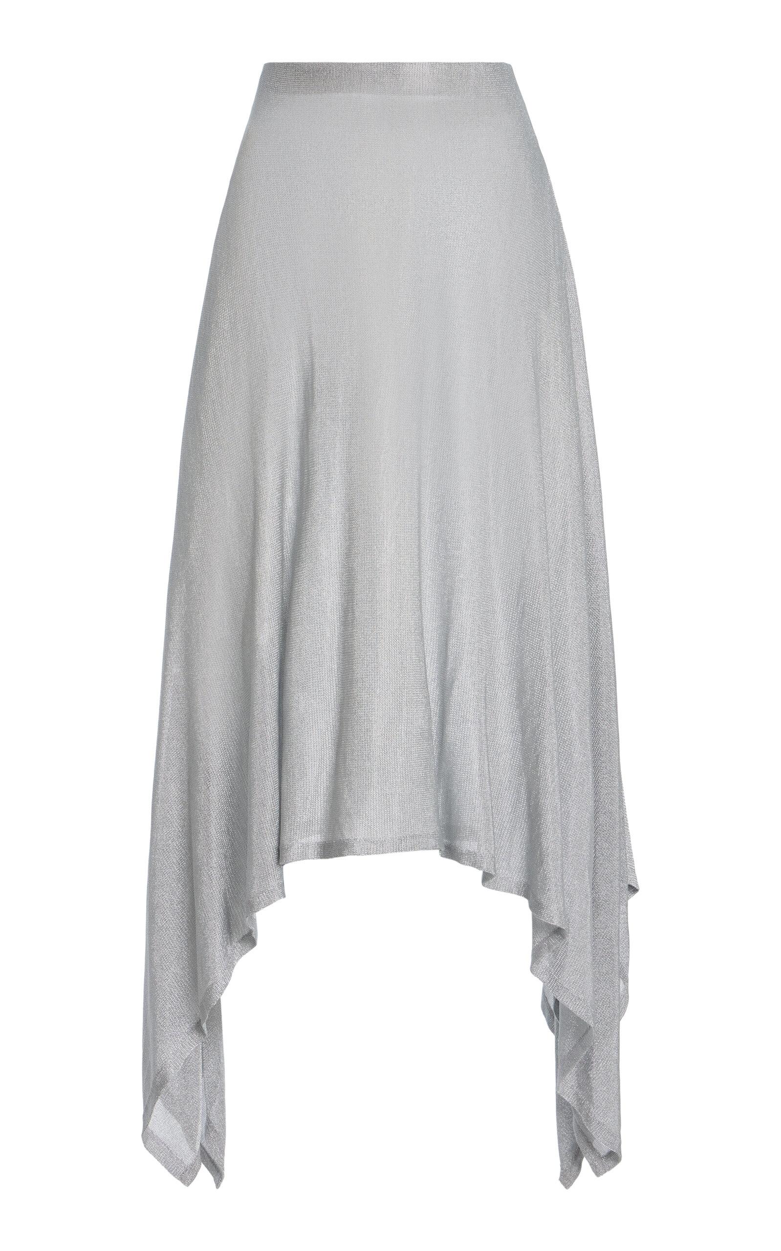 Mel Usine Leonore Asymmetric Chainmail Knit Skirt - Moda Operandi by MEL USINE