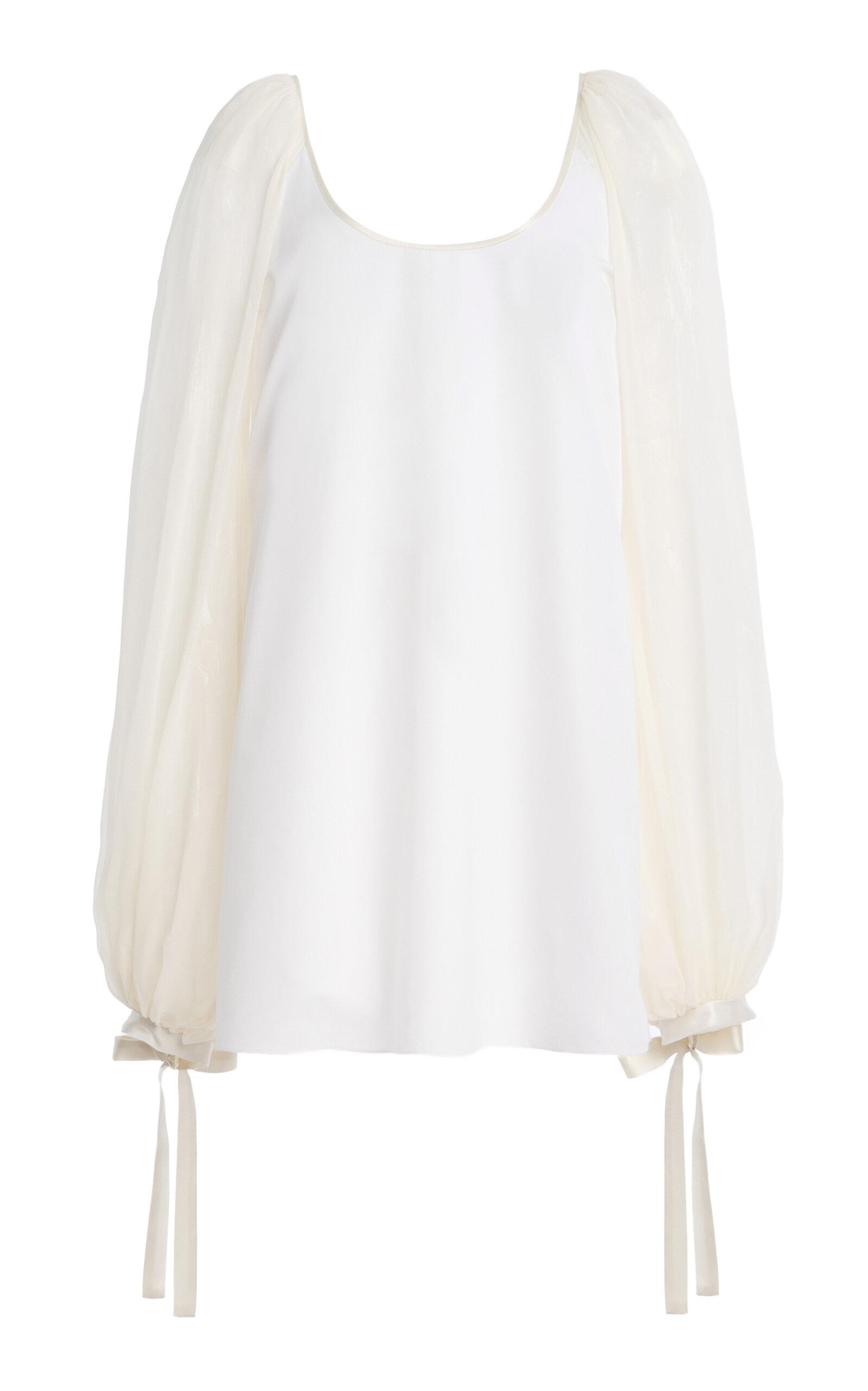 Mel Usine Sibylle Ribbon Cotton-Poplin Dress - Moda Operandi by MEL USINE