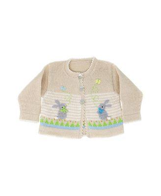 Girls' Knit Bunny Cardigan - Baby by MELANGE COLLECTION