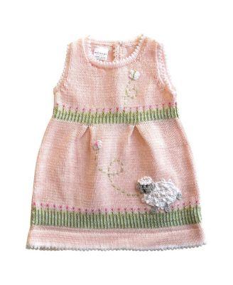 Girls' Knit Lamb Dress - Baby by MELANGE COLLECTION