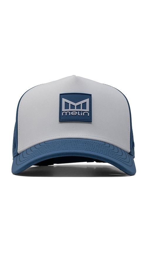 Melin Hydro Odyssey Stacked Sea Port Baseball Cap in Blue by MELIN