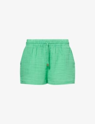 Abbie Relaxed-Fit Cotton Shorts by MELISSA ODABASH