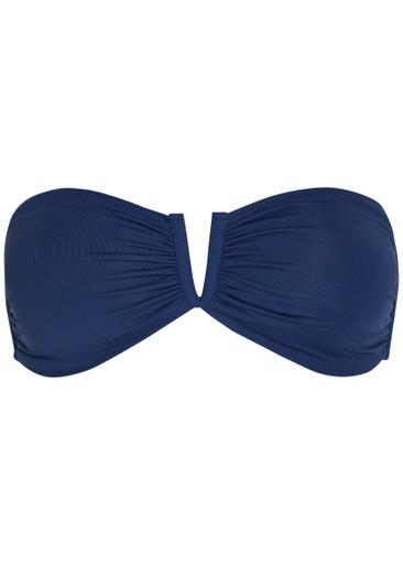 Alba pleated bikini top by MELISSA ODABASH