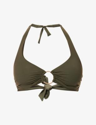 Brussels Halterneck Bikini Top by MELISSA ODABASH