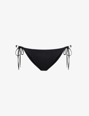 Cancun self-tie mid-rise bikini bottoms by MELISSA ODABASH