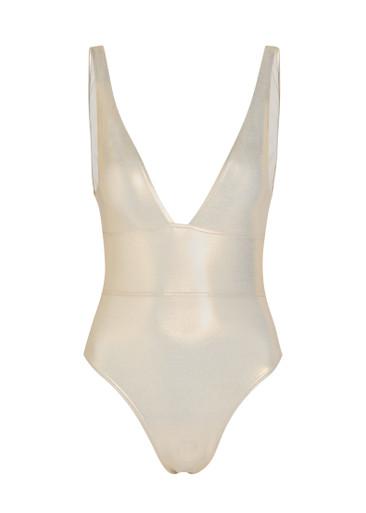 Caribbean V-neck swimsuit by MELISSA ODABASH