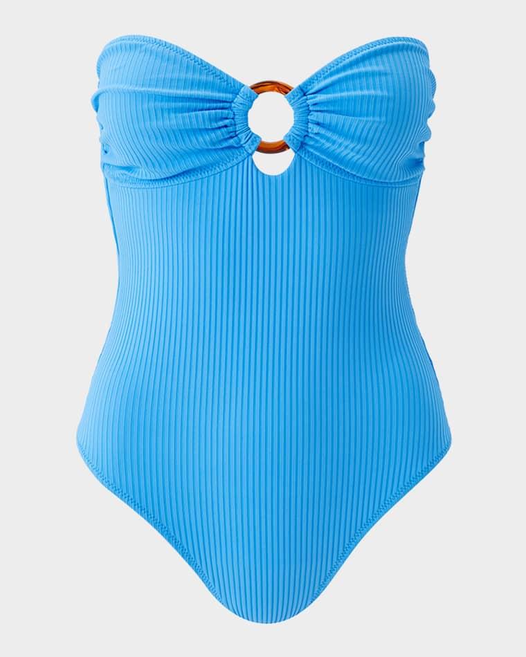 Cozumel Bandeau One-Piece Swimsuit by MELISSA ODABASH
