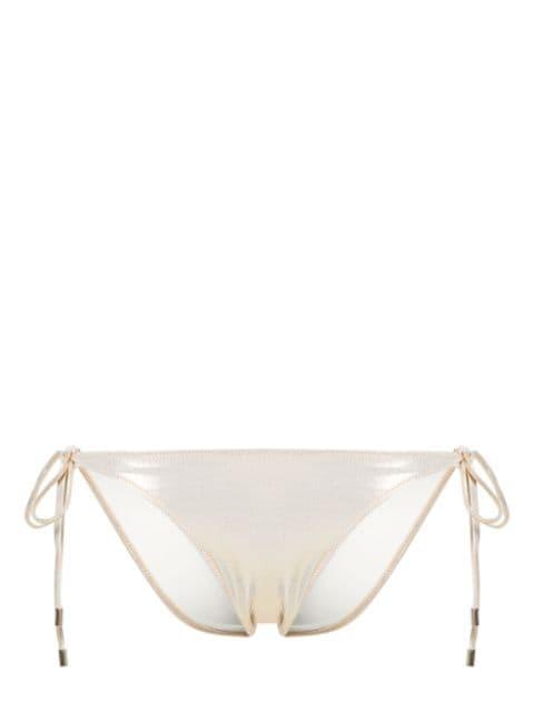 Kay West metallic bikini bottom by MELISSA ODABASH