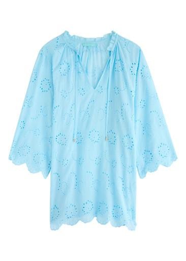 Lucy broderie anglaise cotton kaftan by MELISSA ODABASH