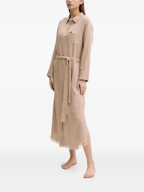 Margot fringed midi dress by MELISSA ODABASH