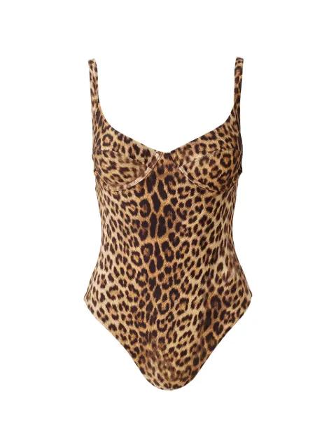 Mauritius cheetah-print swimsuit by MELISSA ODABASH
