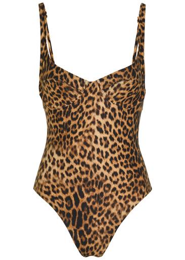 Mauritius cheetah-print swimsuit by MELISSA ODABASH